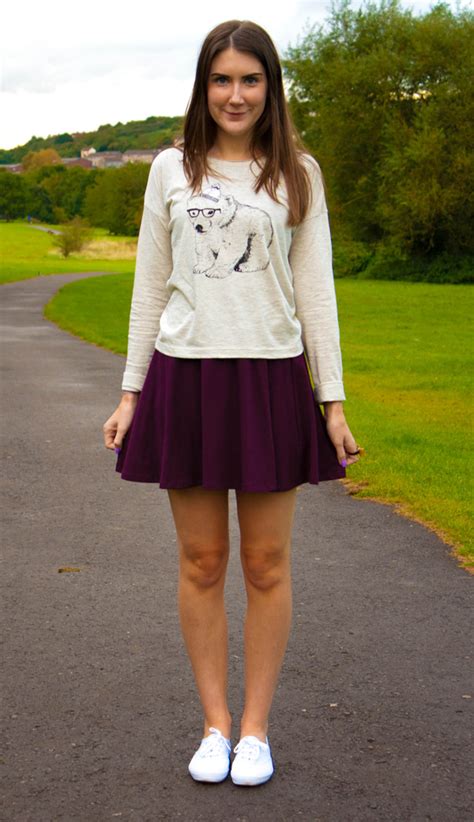 skater skirt outfits with keds