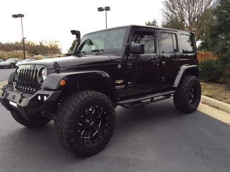 Jeep Wrangler Unlimited Sahara Sport Lifted Aftermarket Bumpers My