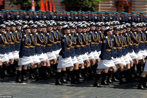 Troops Prepare To Parade Through Red Square As Putin Whips Up Patriotic Fervour Ahead Of Vote