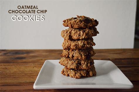 Vegan Oatmeal Chocolate Chip Cookies Style Imported