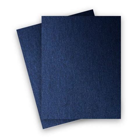 Metallic 85x11 Card Stock Paper Lapis Lazuli 105lb Cover 284gsm