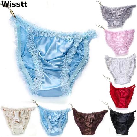 Womens Sexy Lace Panties Seamless Underwear Briefs Nylon Silk For