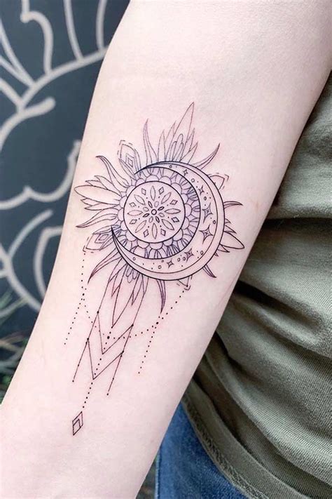 63 Most Beautiful Sun And Moon Tattoo Ideas Page 6 Of 6 Stayglam