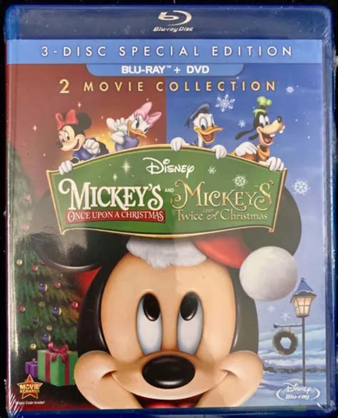 Mickeys Once Twice Upon A Christmas Carol Blu Ray Dvd Disney £2500