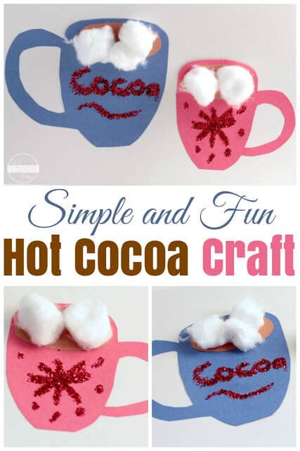 Simple Hot Cocoa Craft For Kids 123 Homeschool 4 Me