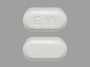 E10 White And Capsule Oblong Pill Images Pill Identifier Drugs