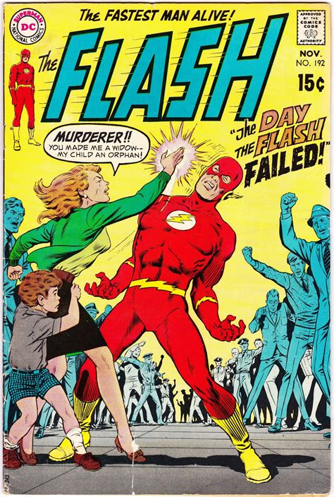 Flash 192 1959 1st Series November 1969 Dc Comics Grade Etsy Silver Age Comic Books Comics