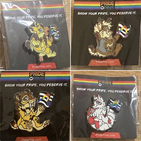 Straight Ally Pride Pins By Fursona Pins Lgbtq Ally Flag Etsy