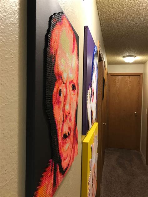 Jason Voorhees Unmasked Portrait Made From Thousands Of Beads Etsy