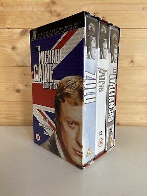 THE MICHAEL CAINE Collection Special Edition VHS Box Set Alfie Italian