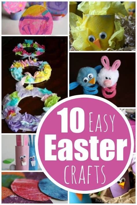 10 Easy Easter Crafts For Kids Happy Hooligans