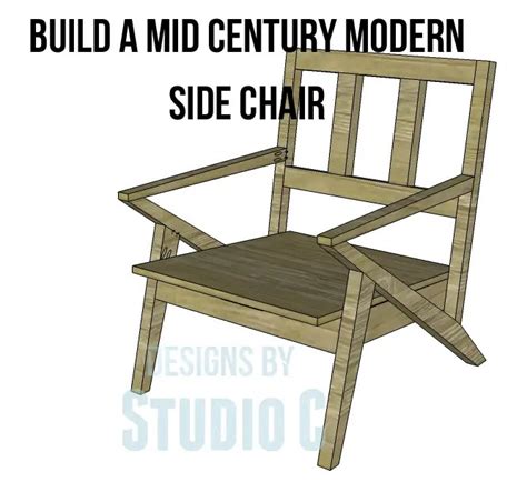 Build A Mid Century Modern Side Chair