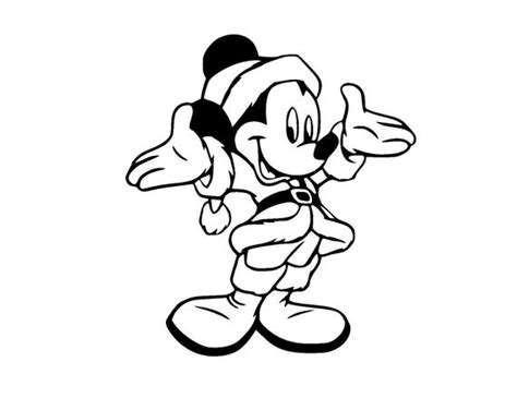 Christmas Mickey Mouse Drawing Free Download On Clipartmag