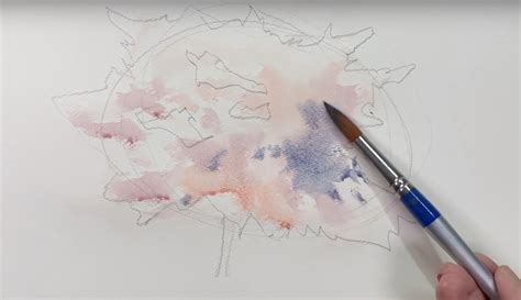 Easy Watercolor Techniques Painting Japanese Flowers Within 5 Minutes