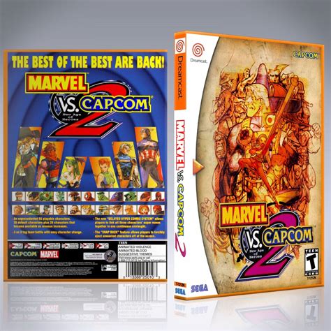 Dreamcast Custom Case No Game Marvel Vs Capcom 2 Ebay