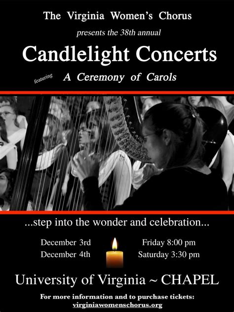 Virginia Womens Chorus Candlelight Concerts Mcintire Department Of Music