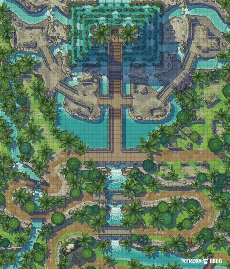 1 Ancient Jungle Temple Dungeondraft In 2021 Jungle Temple