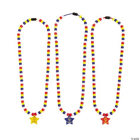 Beaded 100th Day Of School Necklace Craft Kit