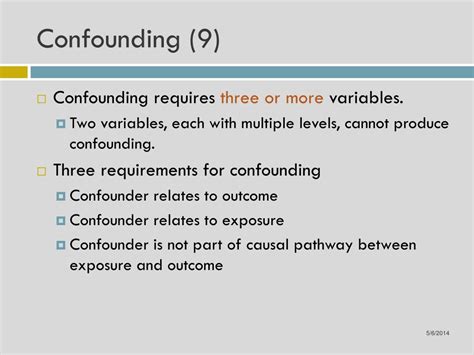 Ppt Causal Reasoning Confounding Introduction Powerpoint