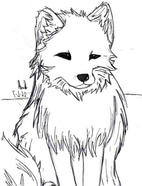 Arctic Fox Pages To Print Coloring Pages