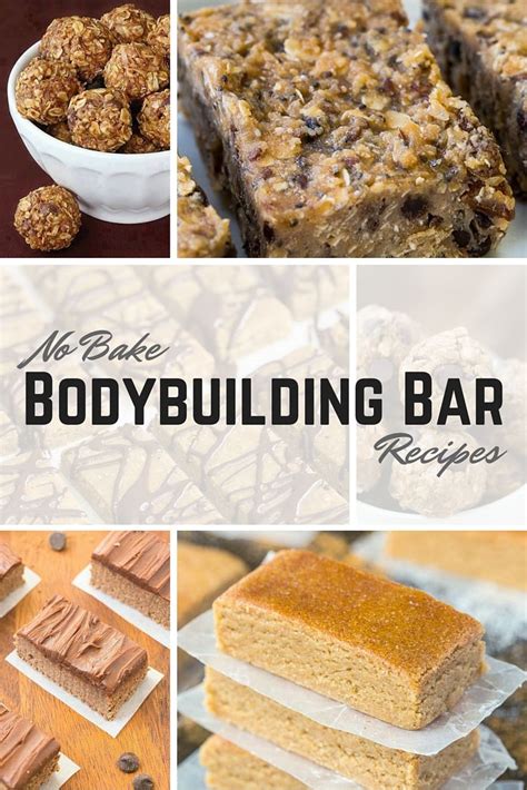 6 No Bake Bodybuilding Bar Recipes | Bodybuilding recipes ...