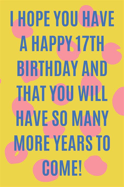 The Happiest 17th Birthday Quotes Darling Quote