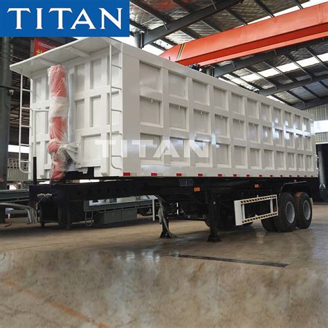 Hydraulic End Dump Tipper Trailer For Sale By Professional Supplier