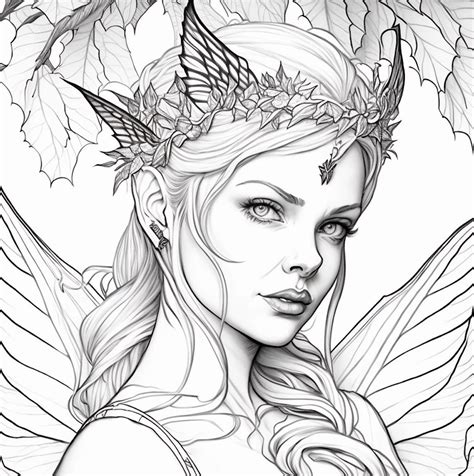 39 Fascinating Fairy Coloring Pages For Adults Our Mindful Life