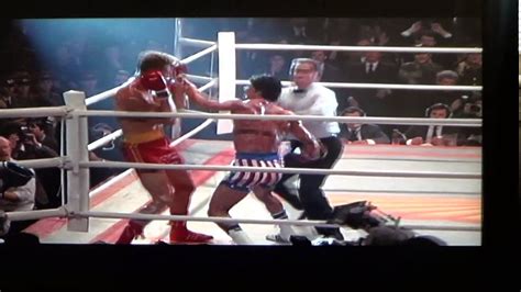 Drago Vs Rocky Hes Not A Machine Hes A Man Fight Scene Youtube