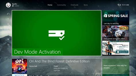Starting Today Anyone Can Turn Their Xbox One Into A Dev Kit For Free