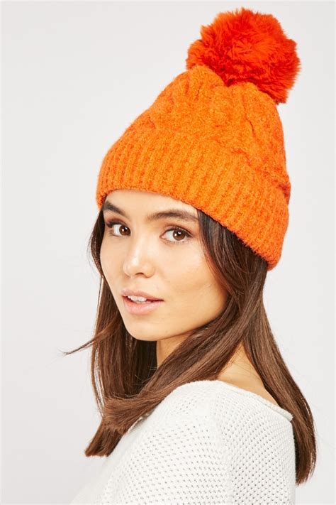 Fluffy Chenille Knit Hat - Just $7