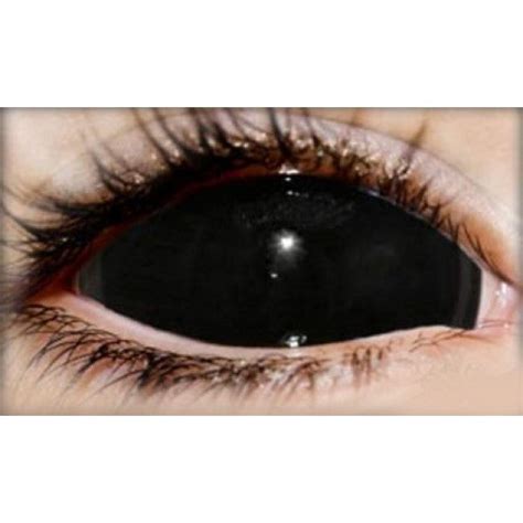Black Sclera Lenses Full Eye 22mm Cosplayftw