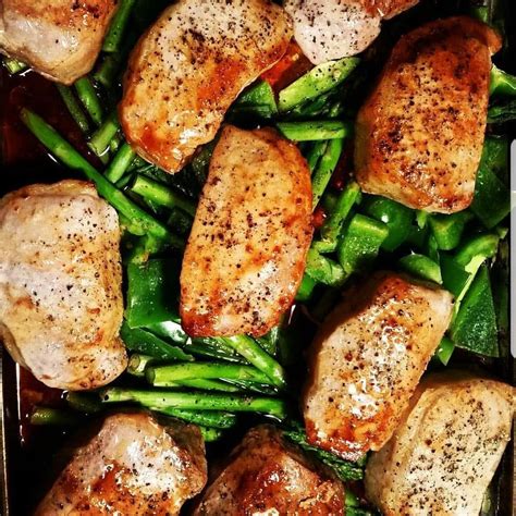 155+ easy dinner recipes for busy weeknights. Teriyaki Sheet-Pan Pork Chops | Sheet pan recipes, Pan ...