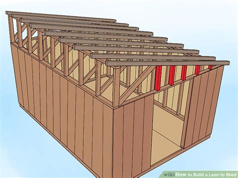 How To Build A Lean To Shed With Pictures Wikihow