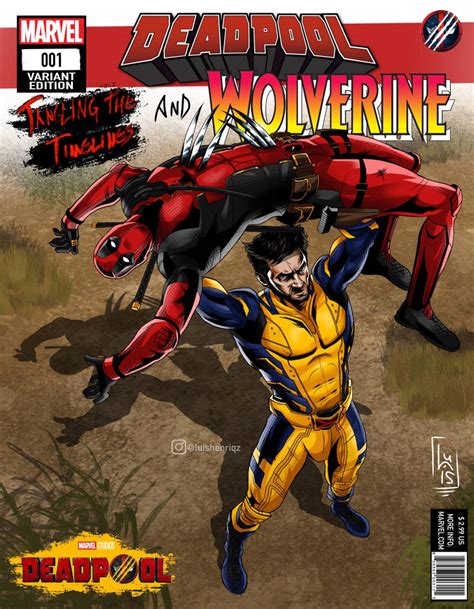 Deadpool Vs Wolverine Comic Book Cover By Itzluisx On Deviantart