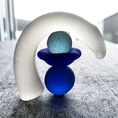 Redislandseaglass On Instagram Sea Glass Sculpture Seaglassart
