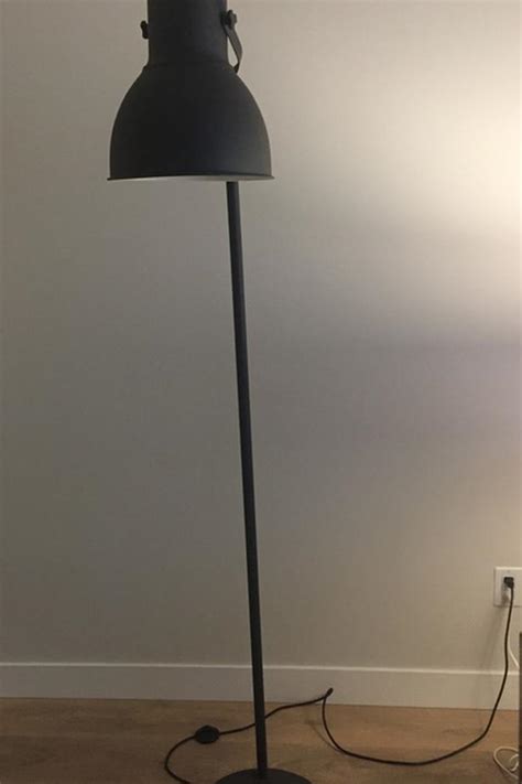 Ikea Hektar Floor Lamp Dark Greyblack