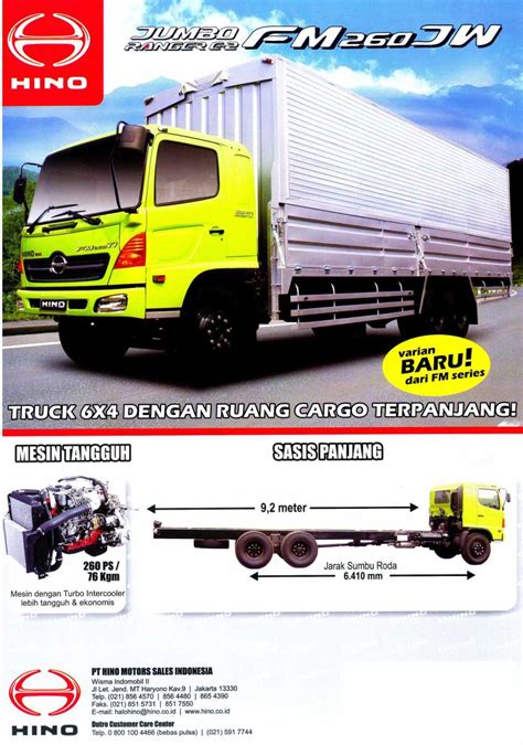 Hino Ranger Fm Ti Ready Stock Sales Truck Dan Bus Hino