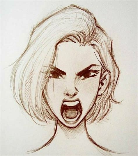 Drawingfacesemotions Карандашный портрет Рисунки Наброски
