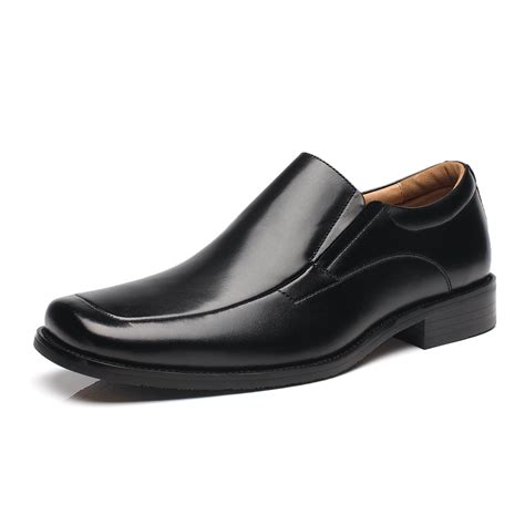 Buy Nxt New York Men S Leather Dress Shoes Slip On Plain Toe Loafer Shoes Men Formal Classic