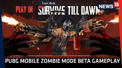 Pubg Mobile Zombie Mode Beta Gameplay Youtube