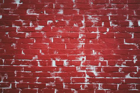Red Brick Wall Wall Brick Paint Texture 4k Wallpaper Hdwallpaper