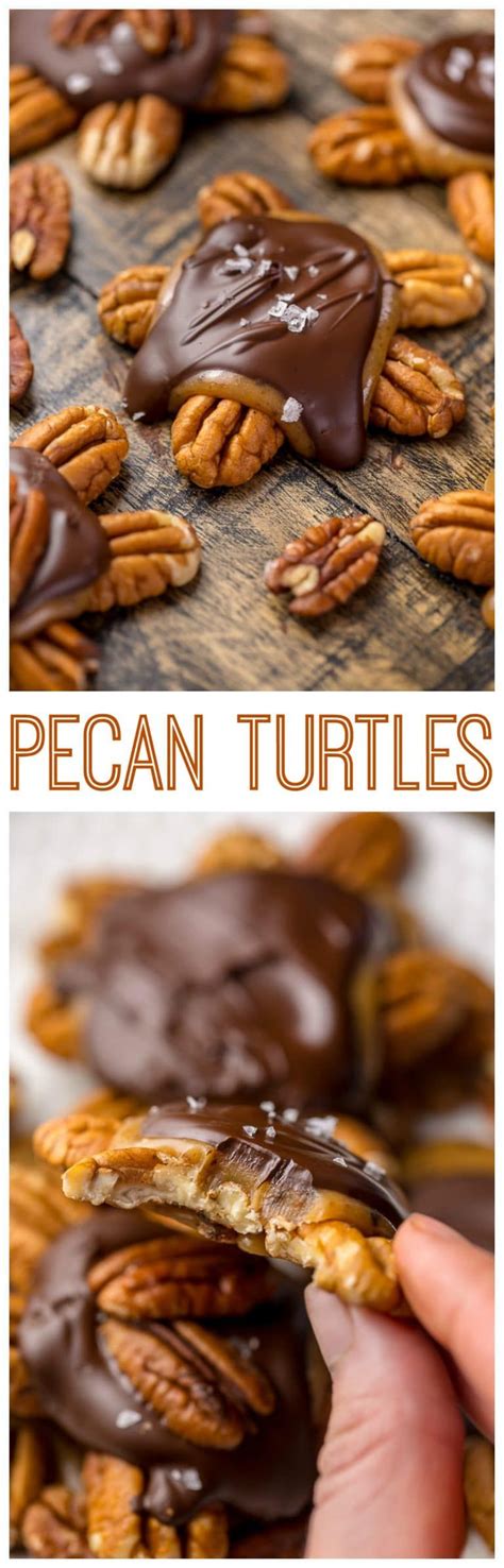 Dark Chocolate Salted Caramel Pecan Turtles Baker By Nature Recipe