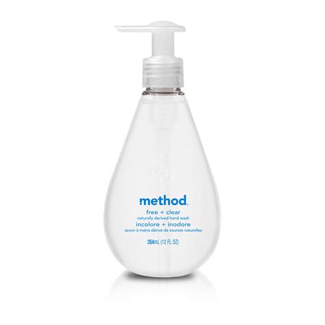 Method Gel Hand Wash Free Clear 12 Fluid Ounce