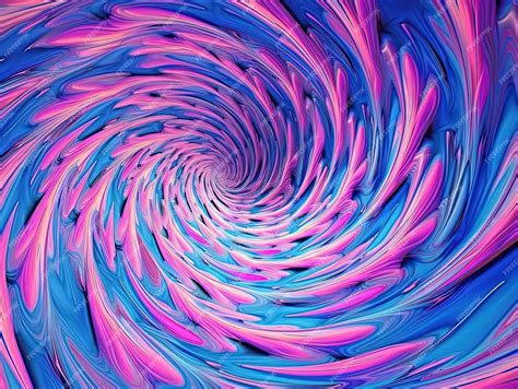 Premium AI Image | an abstract purple and blue optical illusion with