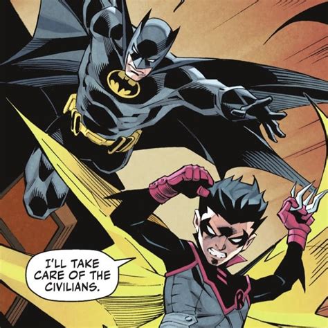 Damian Wayne Aka Robin And Bruce Wayne Aka Batman Icon In 2022 Damian Wayne Justice League
