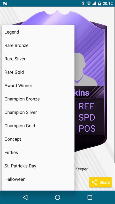 Create your customize fifa ultimate team card, use external images and download to your fifa 21card generatorchange all the things! FUT Card Creator 17 - Android Apps on Google Play