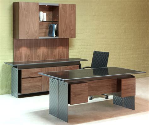 Need stylish office furniture collections that won't break budget? Stone Top Executive Office Furniture | Modern Desk Set ...