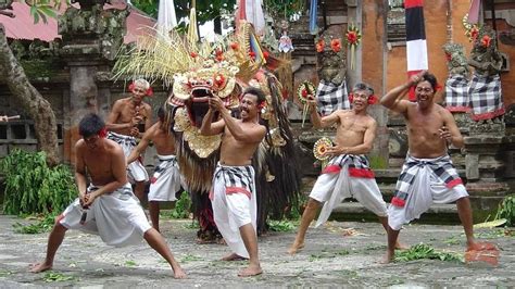 Bali Barong Dance Indonesia Seni