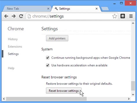 If you have multiple profiles of chrome open, they will all be closed. Google adds new 'reset to default' option to Chrome